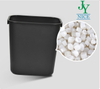 Hygienic easy to clean Leak-proof seamless piece moulded body garbage bin slim kitchen waste bin plastic 90l city trash can