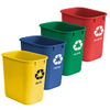 Fire-resistant Dustbin Plastic Waste Bin for Bathroom Recycle Dustbin Touchless Plastic Trash Bin Mini Bin