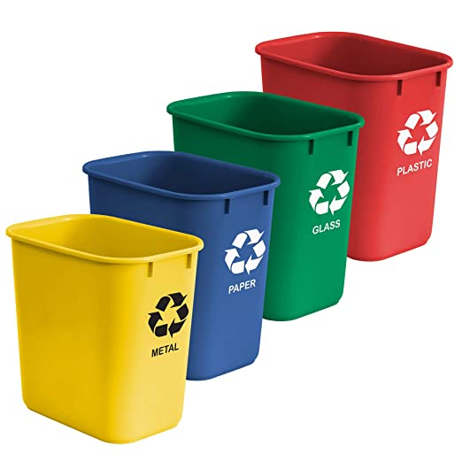 Fire-resistant Dustbin Plastic Waste Bin for Bathroom Recycle Dustbin Touchless Plastic Trash Bin Mini Bin