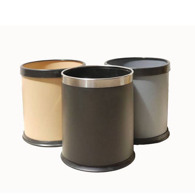 Yellow Bin Waste Without Lid Compost Bin Brown Modern Bin