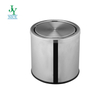 Swing Top Stainless Steel Colorful Powder Coating Iron Metal Hotel Residential Trash Cans Recycling Bin Waste Can