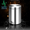 stainless steel 5L 8L 12L small hospital waste bin with pp inner bucket toilet lavatory foot pedal garbage can