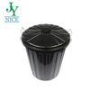 55L 73L Outdoor heat resisting dustbin with cover Multi-function PP plastic hospital compost waste bin