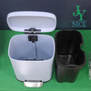 2021 New Arrival Stainless Steel Trash Can Soft Step for Kitchen Office with Pedal Garbage Bin Silent Gentle Close