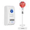 Portable Standing Sanitizer Dispenser Automatic Hand Foam Soap Dispenser Sensor with Steel Pedestal