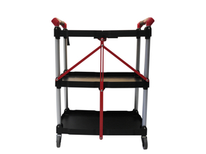 Portable Shopping Tour Hand Luggage Cart Outdoor Platform Luggage Foldable Trolley 
