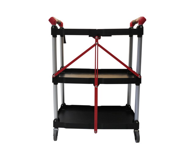 Portable Shopping Tour Hand Luggage Cart Outdoor Platform Luggage Foldable Trolley 