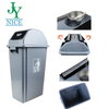 apartment corridor ashtray trash bin with lid outdoor sidewalk plastic cigarette box garbage can