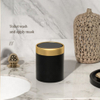 2021 New Design Mini Stainless Steel Waste Bin with Swinging Lid for Car Tabletop Desktop Trash Bin