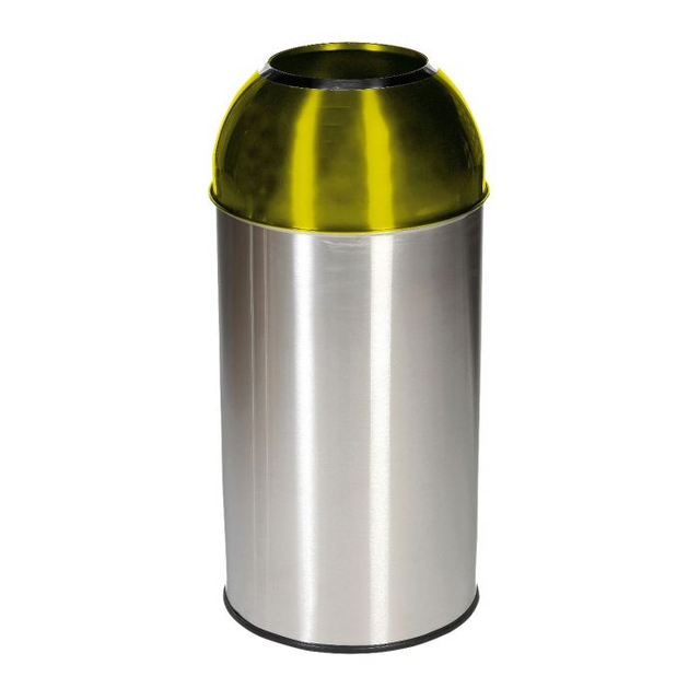 40 LITRE DOME BIN ELECTRIC FINISHED Stainless Steel Waste Bin trash can bathroom