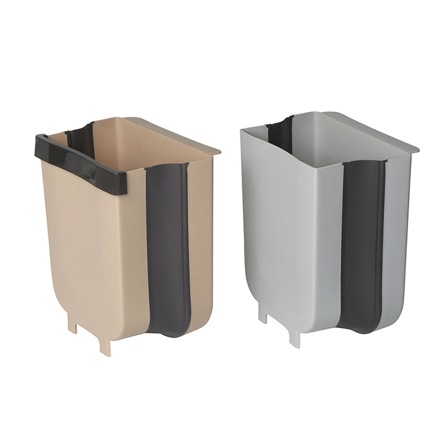Factory Made Wall Hanging Kitchen Cabinet Door Desktop Car Garbage Trash Can Bin