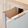 Folding Trash Can Upgrade Wall Mounted Folding Waste Bin, Hanging Garbage Can for Kitchen Cabinet Door