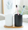 2021 New Design Nordic Plastic Cade Holder Holds Normal Spin Toothbrushes Organizer Cup Bathroom Sets