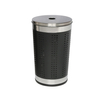 Brushed Steel Laundry Bin & Hamper 46L Ventilated Clothes Basket with Polished MDF Lid Life Time Warranty