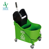 46Qt. Gray Black Plastic Side Press Swabber Cleaning Wringer Heavy Duty Public Places Mop Bucket