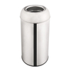65L round kitchen garbage bin hotel room stainless steel 13 gallon Customized Bullet Open Top waste bin/trash can