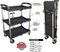 Folding Hand Truck Aluminum Portable Folding Hand Cart 165lbs Capacity Hand Cart for Home, Auto, Office,Travel Use