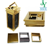 Standing Marble Trash Bin with Ashtray Hotel Hospital Bank Shopping Mall Lobby Stainless Steel Ashtray Bin