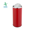 Eco-friendly Round Top Opening Outdoor Metal Dustbin