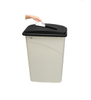 87Qt. Slim Jim Paper Classification Dustbin With Lid Square Park Ash Bin with Lid Plastic Waste Bin Waste Container