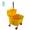 Wholesale High Quality Plastic Heavy Duty Public Places Mop Bucket With Wringer Cleaning Bucket