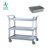 Canteen Service Food trolley Hotel airport school kitchen Plastic Service trolley Dim Sum 3 layers Food Cart