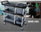 victualing house stainless steel dish caddy with bucket hotel Service Cleaning plates dishes collect trolley