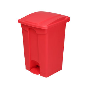 Outdoor Movable Plastic Square Dustbin 120l With Wheels For Hospital Medical Use 50l 100l Lifter Available