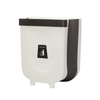 Folding Waste Bin for Bedroom Car Grey 2.3 Gallon Office Dorm Room Drawer Trash Cans