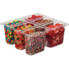 1/9 6" Deep Dry Dog Food Container Plastic Pan Without Lid Or With Lid Available
