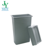 Factory Made Green Garbage Bin Slim Kitchen Waste Bin Plastic 90l City Trash Can