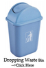 Hospital School Plastic Sanitary Trash Can Waste Bin