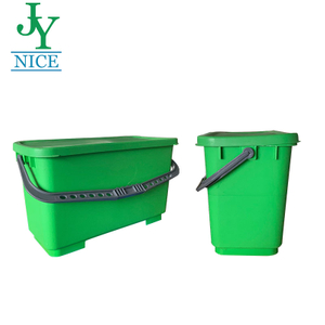 cheap Household pp plastic 20L 30L cleaning water Bucket Professional rectangle blue green grey red car washer Cleaning pail