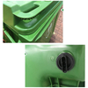 660L Plastic Trash Can Recycle Outdoor Large Garbage Bin Trash Can with Wheels