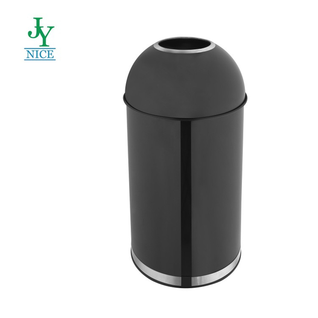 40 LITRE DOME BIN ELECTRIC FINISHED Stainless Steel Waste Bin