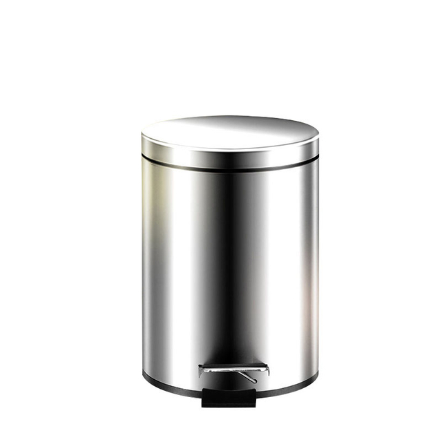 Smart Stainless Steel Hands-free Pedal Trash Can for Hotel Household Kitchen Waste Bin