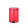 bathroom trash cans with lid Stainless Steel Iron Steel in Colorful Powder Coating Trash Can for Bedroom Waste Bin Garbage Bin