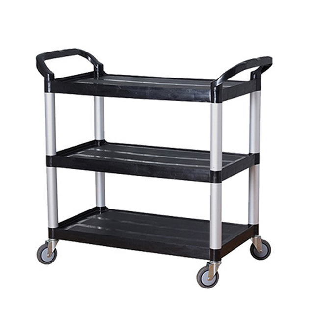 Multifunctional Desktop Organizer Kitchen Trolley Bathroom Cosmetic Storage Trolley Plastic Shelf Rack