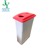 Kitchen Food Waste Sorted Bin with Lid Black Blue Yellow 90L Plastic Street Park Paper Bottle Rubbish Garbage Can