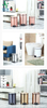slim bathroom trash can Stainless Steel Iron Steel in Powder Coating Painting Odorless Indoor Pedal bathroom trash can whiteWaste Bin