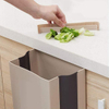 Garbage Car Trash Can Wall Mounted Foldable Cleaning 5L/9L Wall Mounted Folding Waste Bin Kitchen Cabinet Door Hanging Trash Bin