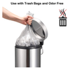 Waste Bin Lid Stainless Steel Hospital Ss Pedal Smart Portable Luxury Dust Bin Galvanized Plastic Waste Bin