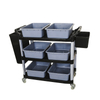 Three-layer Dining Bowl Collection Cart Restaurant Multi-purpose Meal Delivery Service Cart