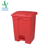 PP plastic fireproof garbage can with foot pedal Restaurant dining room food pedal dustbin