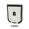 Folding Waste Bin for Bedroom Car Grey 2.3 Gallon Office Dorm Room Drawer Trash Cans
