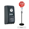 Portable Standing Sanitizer Dispenser Automatic Hand Foam Soap Dispenser Sensor with Steel Pedestal