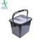 factory made Portable Water Container with lid Washing Dishes Camping Hiking square rectangle plastic water bucket