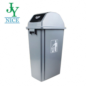 Outdoor Smoking Area Ground Ashtray Bin Commercial Toilet Washroom Push Cover Rubbish Barrel