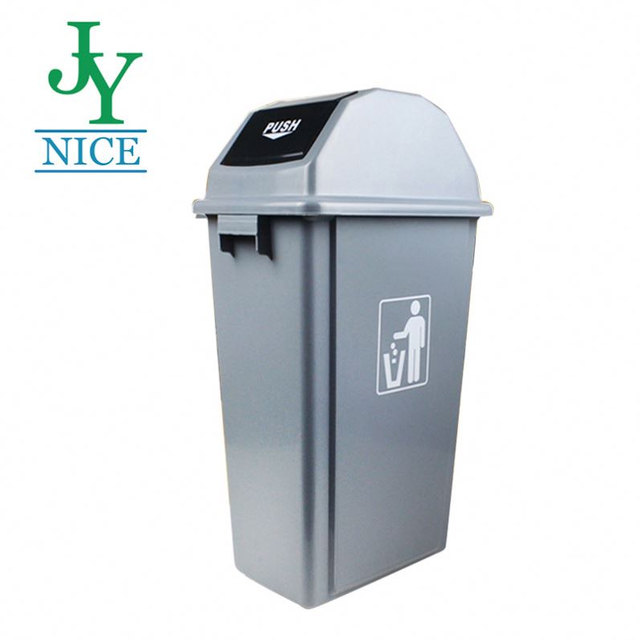 Outdoor Smoking Area Ground Ashtray Bin Commercial Toilet Washroom Push Cover Rubbish Barrel