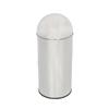 Rolling Cover Type Waste Basket Stainless Steel Desktop Rubbish Container